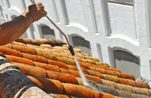 Nettoyage de toitures - Ploudalmézeau